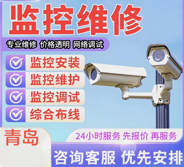 監(jiān)控系統(tǒng)攝像頭安裝，維修上門